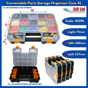 Connectable Parts Storage Organiser Case Extra Large